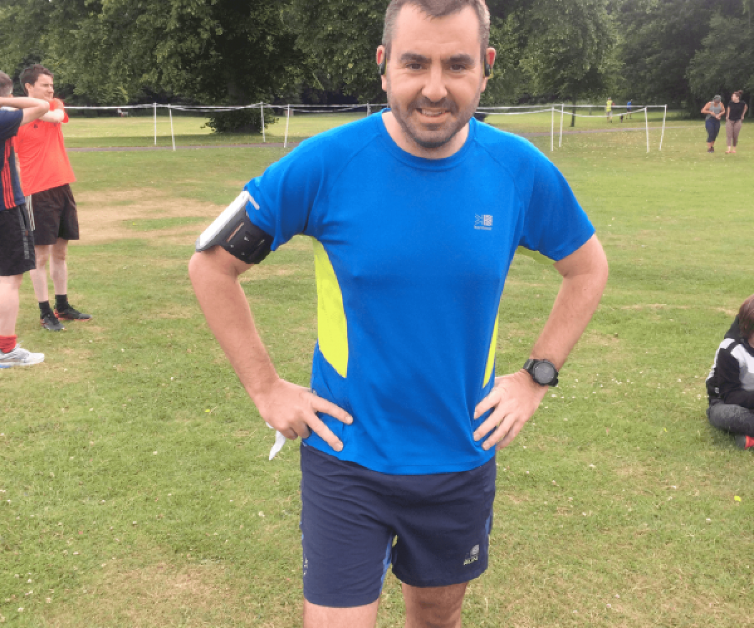 Richard Litchfield at a marathon